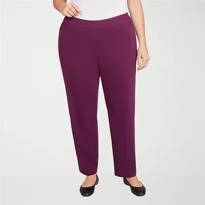 Alfred Dunner Urban Legend Womens Straight Pull-On Pant