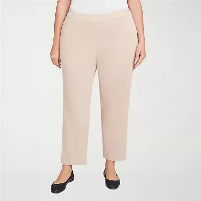 Alfred Dunner Urban Legend Womens Straight Pull-On Pant