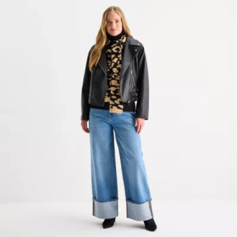 Mixit Leopard Oblong Scarf