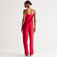 Ambrielle Womens V-Neck Sleeveless 2-pc. Pajama Sets