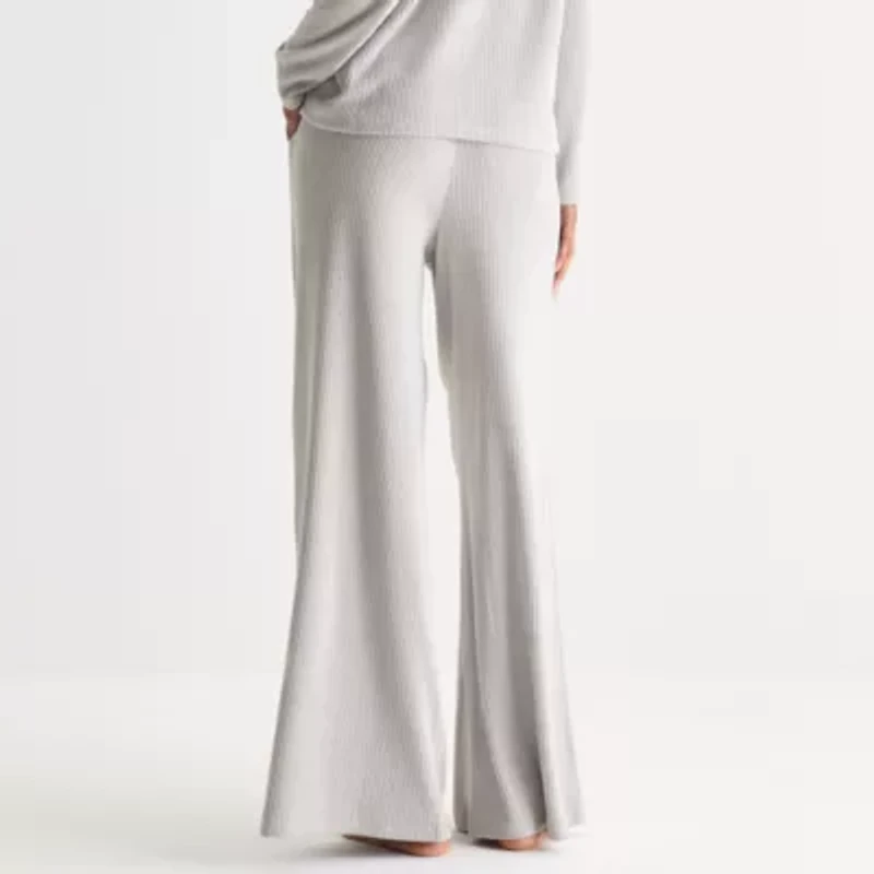 Ambrielle Womens Rib Pajama Pants