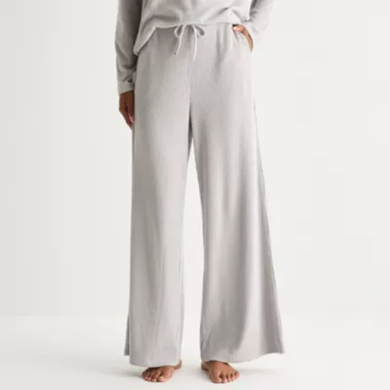 Ambrielle Womens Rib Pajama Pants