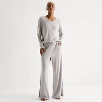Ambrielle Womens Rib Pajama Pants