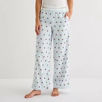 Arizona Body Womens Flannel Juniors Pajama Pants