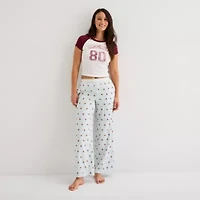 Arizona Body Womens Flannel Juniors Pajama Pants