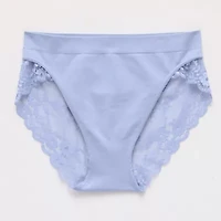 Ambrielle Seamless Lace High Cut Panty