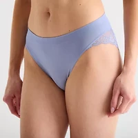 Ambrielle Seamless Lace High Cut Panty