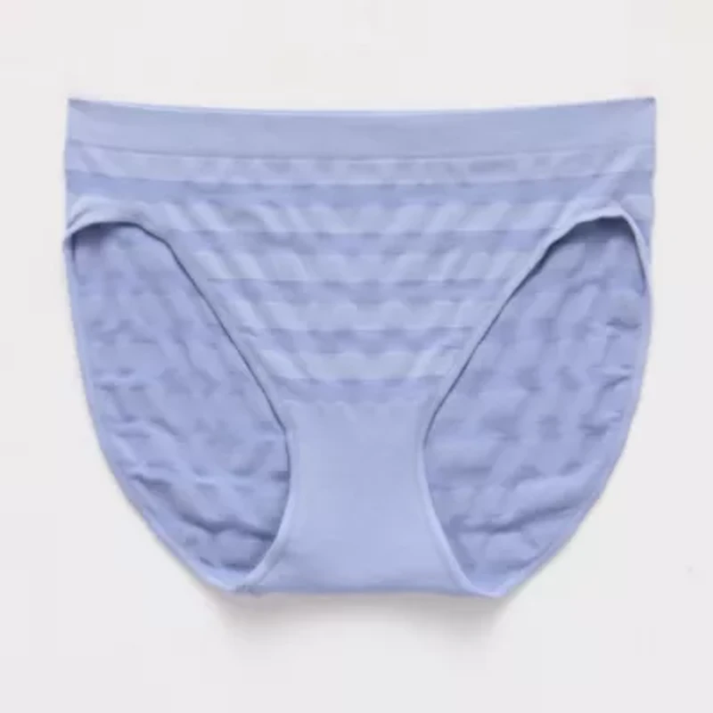 Ambrielle Womens Seamless High Cut Panty
