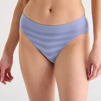 Ambrielle Womens Seamless High Cut Panty