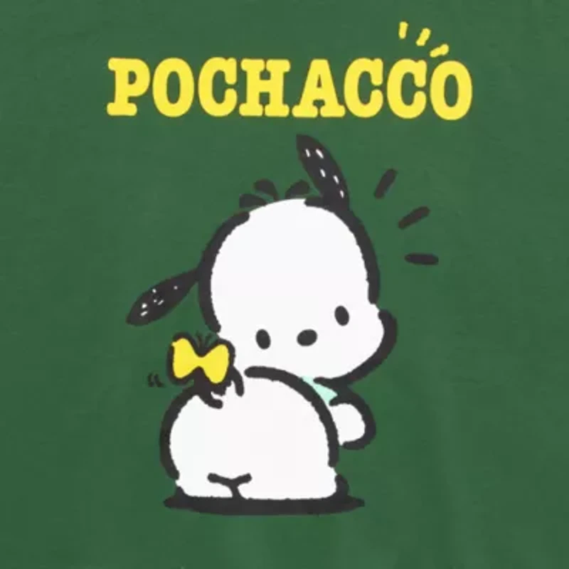 Pochacco Womens Crew Neck Long Sleeve Juniors Sweatshirt