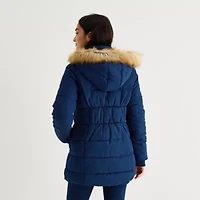St. John's Bay Womens Heavyweight Puffer Jacket