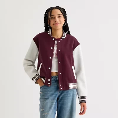 Arizona Womens Fleece Midweight Juniors Varsity Jacket