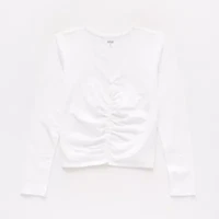 a.n.a Womens V Neck Long Sleeve T-Shirt