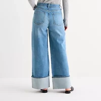 a.n.a Womens Highest Rise Wide Leg Jean