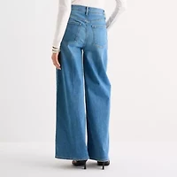 a.n.a Womens Highest Rise Wide Leg Jean