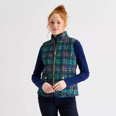 St. John's Bay Womens Midweight Quilted Vest