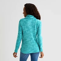 St. John's Bay Womens Cowl Neck Long Sleeve T-Shirt