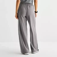 Stylus Womens Wide Leg Mid Rise Trouser