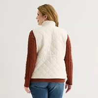 St. John's Bay Womens Plus Midweight Quilted Vest