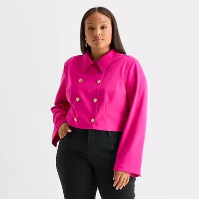 Bold Elements Womens Lightweight Plus Cropped Jacket