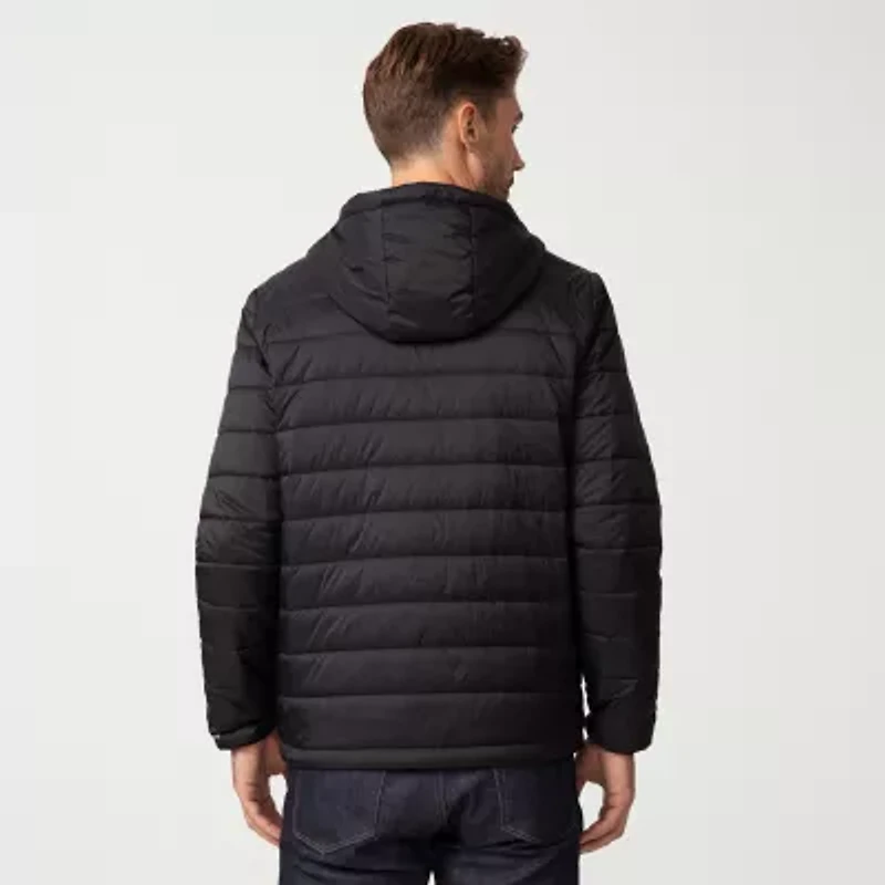 Free Country Mens Hooded Midweight Puffer Jacket