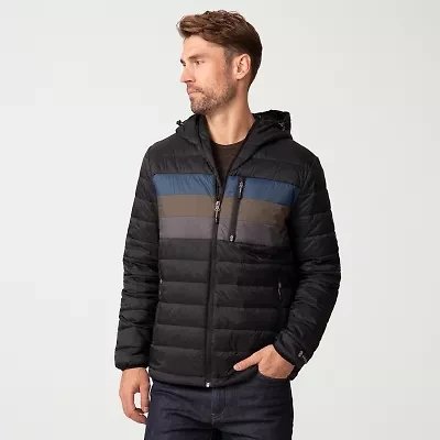 Free Country Mens Hooded Midweight Puffer Jacket