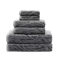 Fieldcrest Spa Zebra Textured Bath Towel