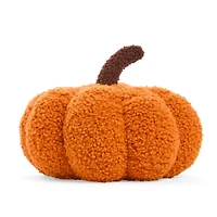 Linden Street Pumpkin Figural Round Throw Pillow