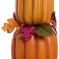 Linden Street Stacked Pumpkin Porch Thanksgiving Yard Art