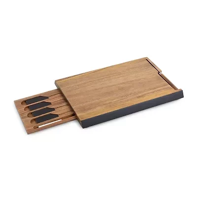 Picnic Time 4-pc. Wood Cheese Board Set
