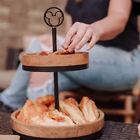 Picnic Time Wood Tiered Server