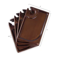 Picnic Time Wood Appetizer Plate