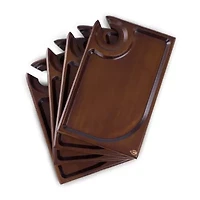 Picnic Time Wood Appetizer Plate
