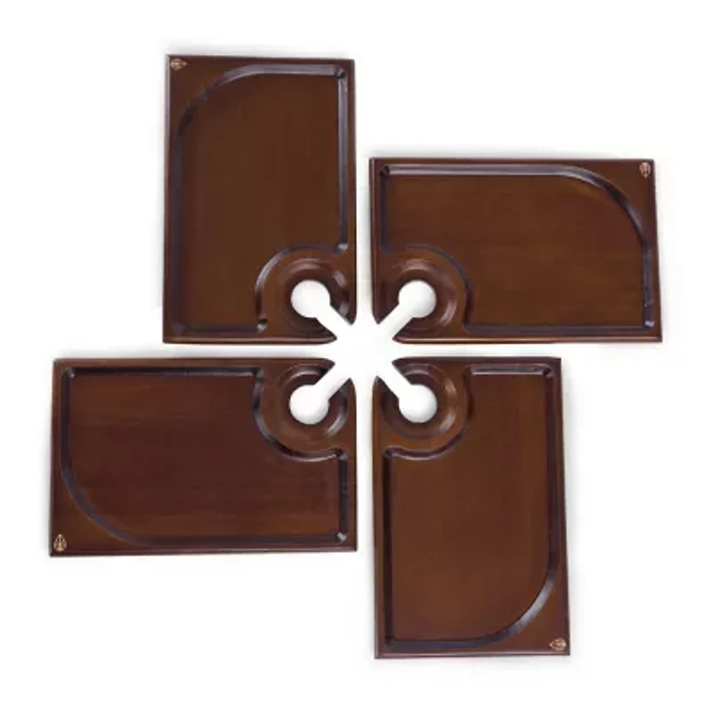 Picnic Time Wood Appetizer Plate