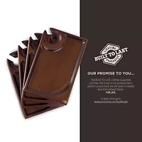 Picnic Time Wood Appetizer Plate