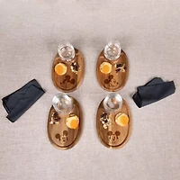 Picnic Time Wood Appetizer Plate