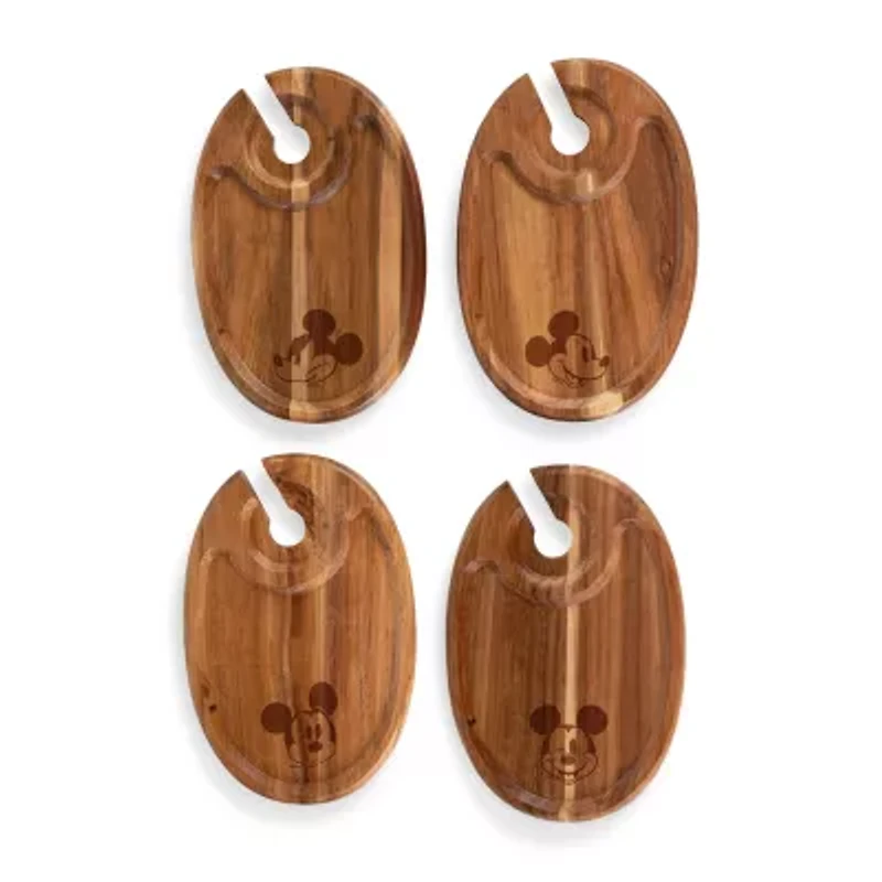 Picnic Time Wood Appetizer Plate