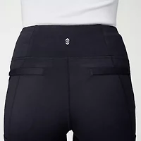 Free Country Womens Wide Leg High Rise Regular Fit Active Pull-On Pant