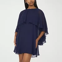 Sam And Jess Womens 3/4 Sleeve Shift Dress