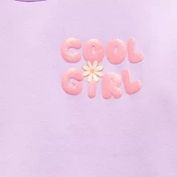 Okie Dokie Toddler & Little Girls Crew Neck Fleece Long Sleeve Sweatshirt