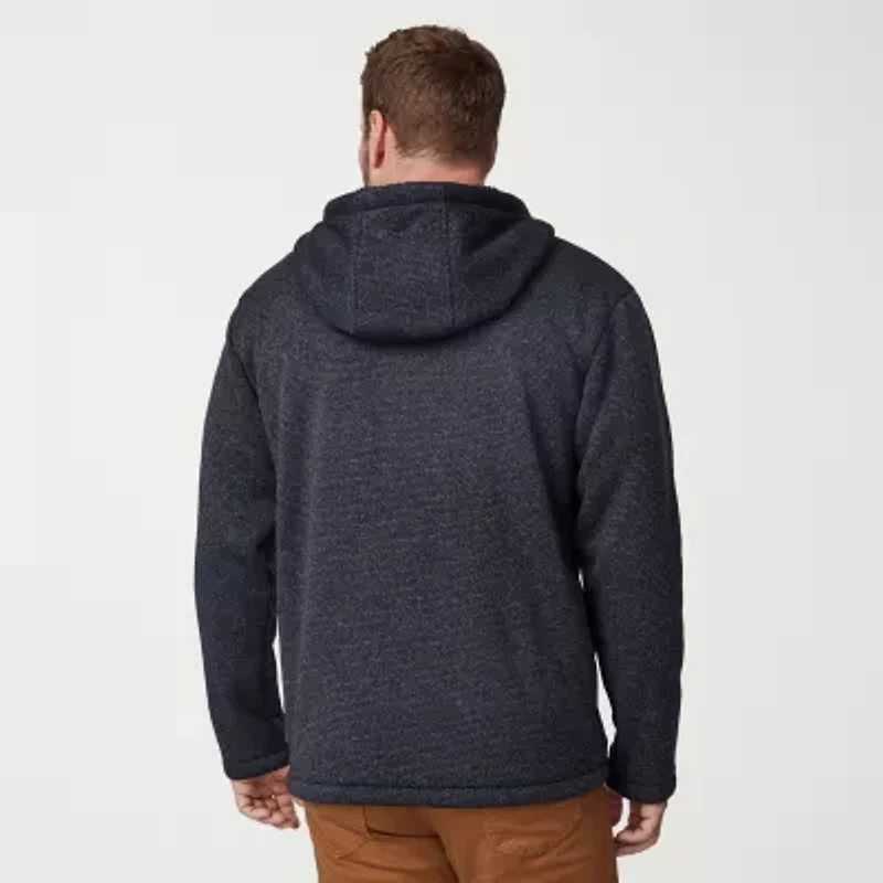 Free Country Mens Fleece Hooded Lightweight Jacket