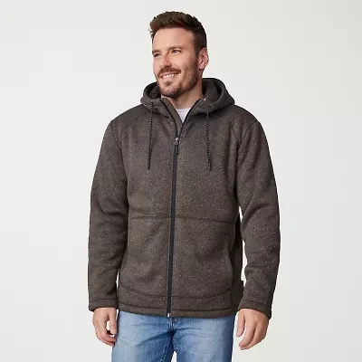Free Country Mens Fleece Hooded Lightweight Jacket