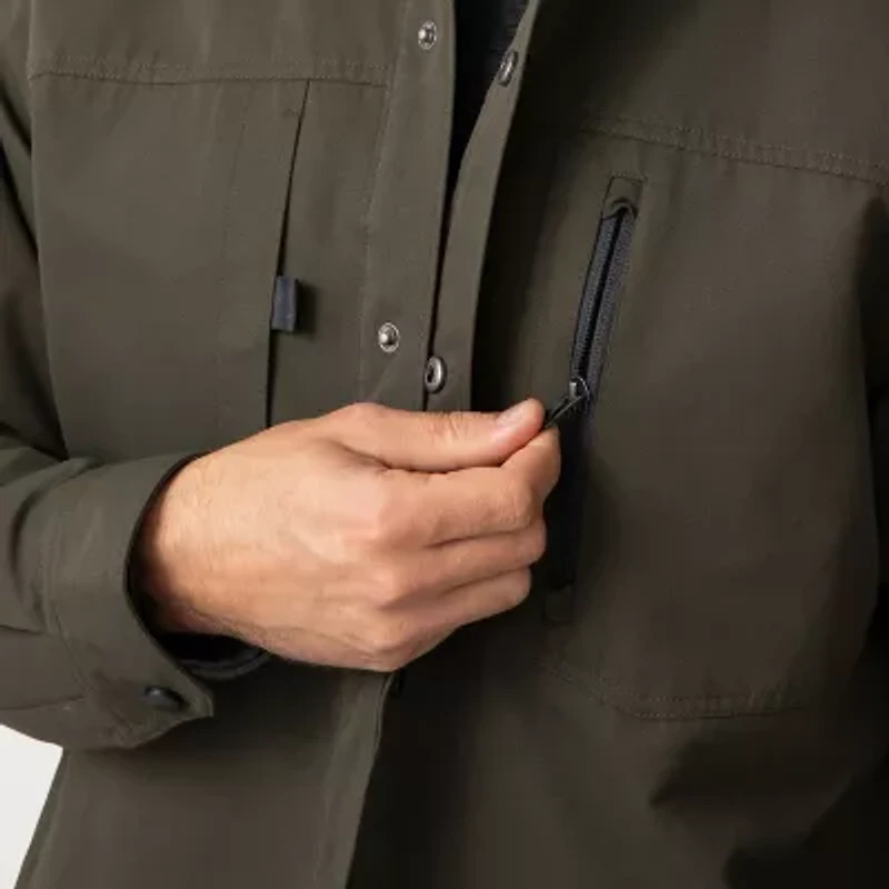 Free Country Mens Water Resistant Lightweight Shirt Jacket