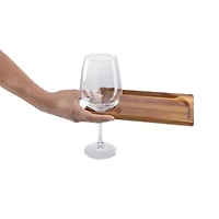 Picnic Time 4-pc. Wood Appetizer Plate