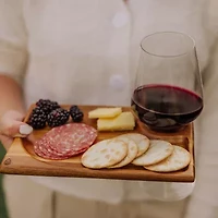 Picnic Time 4-pc. Wood Appetizer Plate