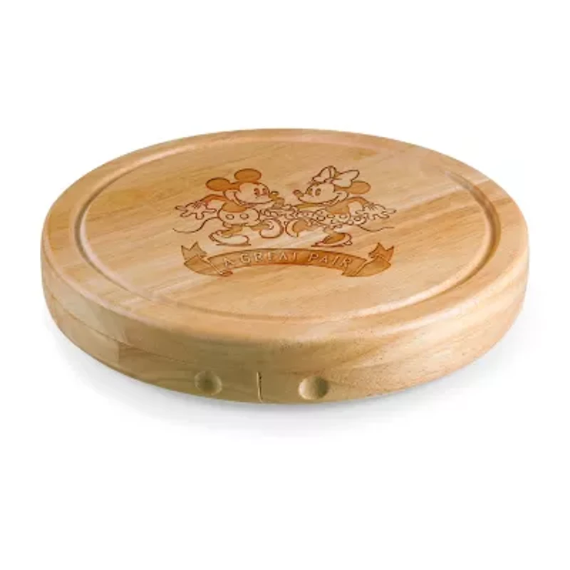 Picnic Time Wood Cheese Board Set