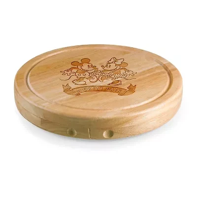 Picnic Time Wood Cheese Board Set
