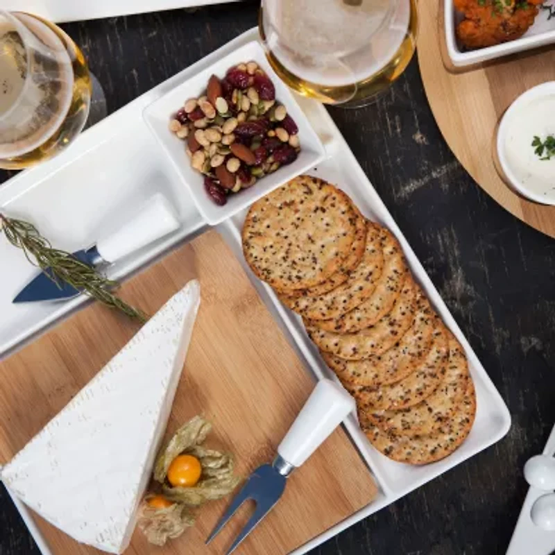 Picnic Time Wood Serving Set