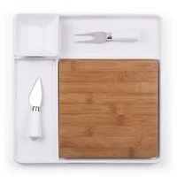 Picnic Time Wood Serving Set