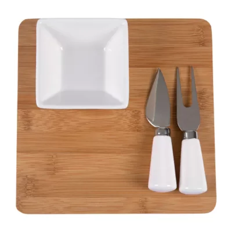 Picnic Time Wood Serving Set